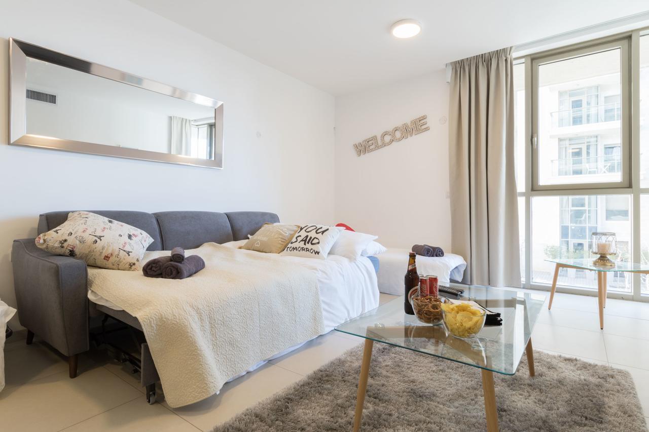 Luxury One-Bedroom Apartment/Parking In City Center Jerusalem Eksteriør bilde